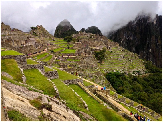 Vista da cidadela de Machu Picchu 