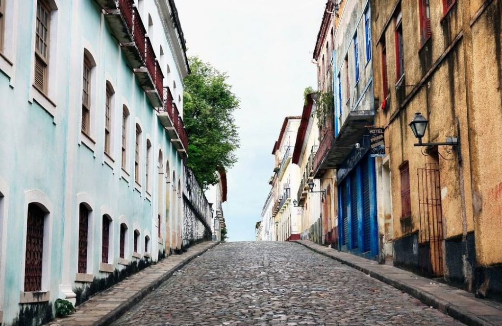 imagem do centro histórico da capital do maranhão, são luis